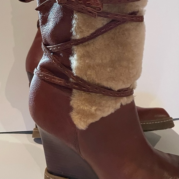 SOLD: Vince Camuto Brown leather boots size 9 made in Brazil SOLD - Picture 11 of 16